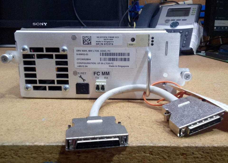 7J3T6 Dell ML6000 LTO-5 Tape Drive UF-IN-LTO-5-FC - Image 1 of 1