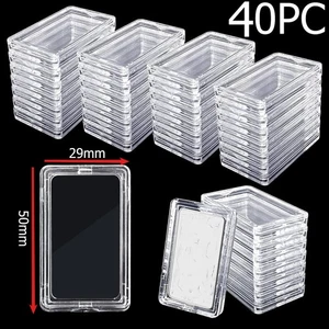 40 Stück Münzetuis Halter Kapseln direkte Passform 1oz Silberbarren eine Feinunze Barren - Bild 1 von 10