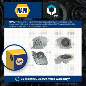 Water Pump fits SUZUKI GRAND VITARA Mk2 1.9D 05 to 15 Coolant NAPA 1741067JG0 - Picture 1 of 2