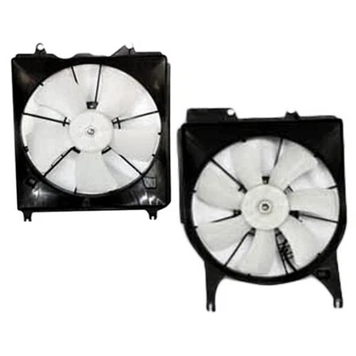 For Acura RDX 2007-2009 A/C Radiator Fan Driver & Passenger Side Pair AC3115112 - Image 1 of 4
