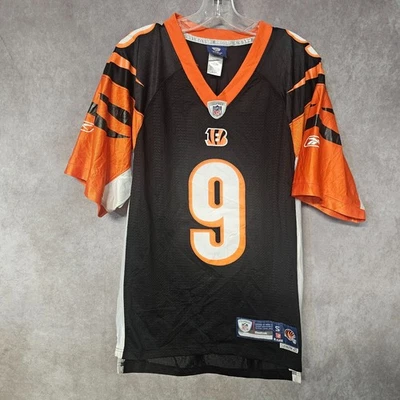 Camiseta deportiva de colección Reebok auténtica NFL Cincinnati Bengals Carson Palmer 9 para hombre S cosida Foto 1 de 4