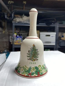 2008 Spode Christmas Tree Annual Bell w/Box, 70th Anniversary Addition - Picture 1 of 5