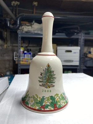 2008 Spode Christmas Tree Annual Bell w/Box, 70th Anniversary Addition - Image 1 of 4
