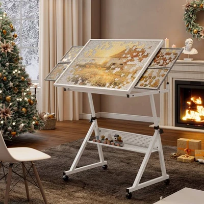 1500 Piezas Mesa Rompecabezas Mesa Altura Ajustable para Adultos Regalo Foto 1 de 4