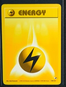 Lightning Energy Common Gym Heroes 130/132 LP - Picture 1 of 2
