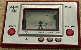 Nintendo Game & Watch Ball Game Watch 1980 Vintage WORKS