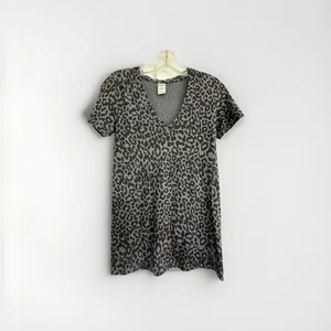 Top Victorias Secret donna stampa animalier leopardato pigiama manica corta piccolo - Foto 1 di 6