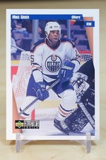 1997-98 UD Collector's Choice Base #88 Mike Grier - Edmonton Oilers