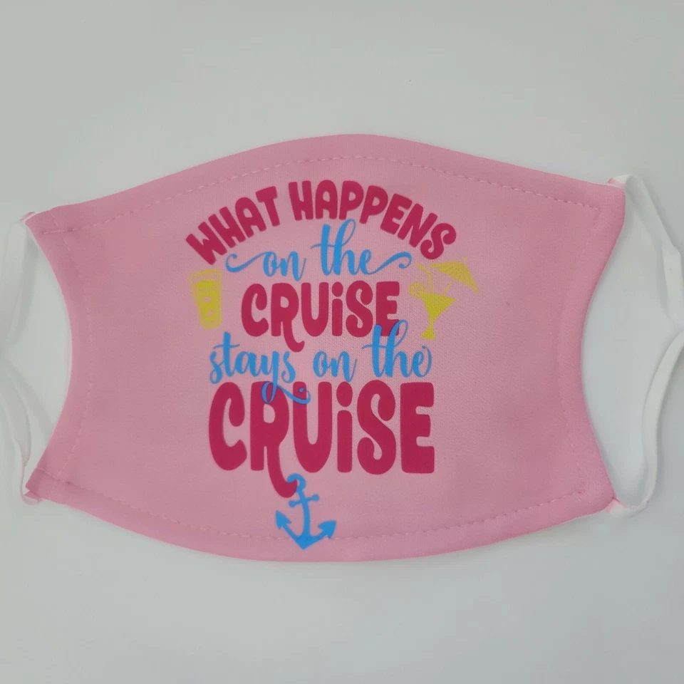 FACE MASK Cruise Pink  washable, adjustable. 2 filters inc  - Image 1 of 1