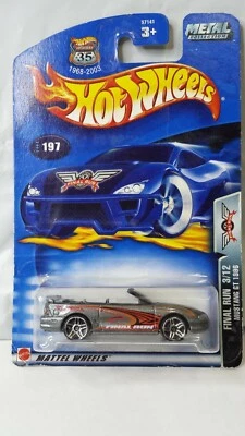 2003 Hot Wheels Final Run 3/12 Mustang Gt 1996 #197 Silver Convertible - Image 1 of 2