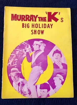 Murray the K's 1965 Big Holiday Show Motown & British Invasion Program + Photos - Image 1 of 4