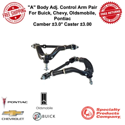 Par de brazos de control ajustables SPC Performance para Buick, Chevy, Oldsmobile Pontiac Foto 1 de 4