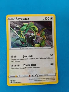 Rayquaza SWSH029 - COSMOS Holo Pokémon SWSH Black Star Promo Crown Zenith - Picture 1 of 3