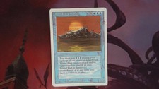 1X Island Fish Jasconius Fourth Edition SEE PICTURES MISPRINT MTG CARD