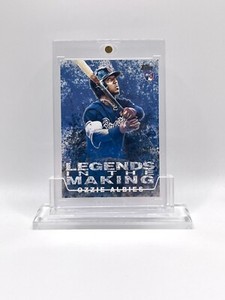 Ozzie Albies 2018 Topps Legends in the Making Series 2 Rookie Card RC (Blue)
