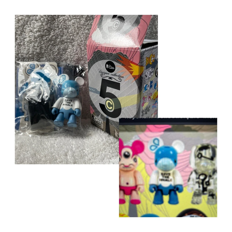 2.5” Qee Series 5C Designer Collection~PHIL CORBETT "SAVE THE WHALE"~Vinilo Toy2R Foto 1 de 3