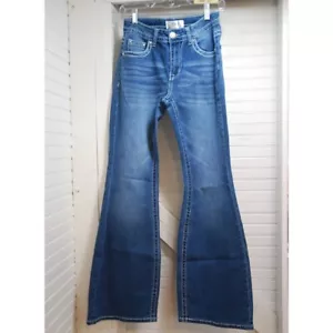 H&Y Premium Collection Embellished Flare Leg Used Jeans Gr. 5/6 Damen - Bild 1 von 9