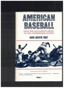 American Baseball Vol 1-3 by David Quentin Voigt HC Books - Imagen 1 de 3