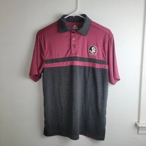 Colosseum Florida State Seminoles Polo Shirt College Maroon Mens Size Small - Picture 1 of 3