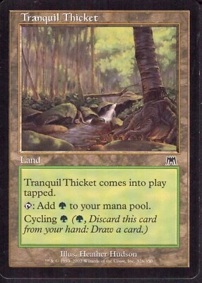 Tranquil Thicket - Onslaught - MTG Magic - LP - Image 1 of 2