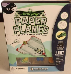 Build & Fly Amazing Paper Planes Kit for Kids 8+ | Spice Box - Picture 1 of 4