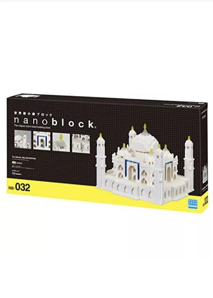 Nanoblock Taj Mahal 2200 Pieces Micro Building Blocks set  NB-032 - Image 1 of 1