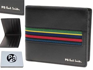 PAUL SMITH Cartera Hombre 100% Piel Made Italy PS30 T1G - Imagen 1 de 10