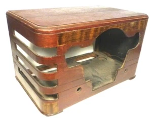 vintage ZENITH 7-S-529 / ch 7A02 TABLETOP:  WOOD SHELL 16 X 10 X  - Picture 1 of 7