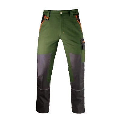 Pantaloni Giardiniere Kapriol Tenere Pro Gardener Elasticizzati Resistenti Verde - Immagine 1 di 4