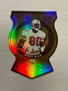 2000 PLAYOFF ABSOLUTE JERRY RICE CANTON ABSOLUTES DIE CUT #CA14 49ERS SP Z2 - Picture 1 of 2