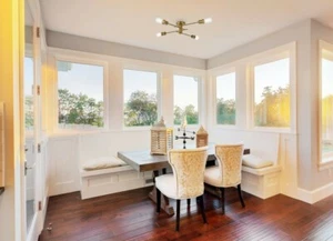 Flush Mount Brass Foyer Living Dining Room Kitchen Bedroom Hallway Light Fixture - Picture 1 of 8