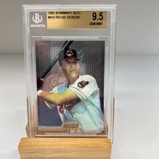 1995 Bowman's BEST BGS 9.5 GEM MINT RC Richie Sexon Rookie Card  Indians