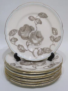 Castleton China "Gloria" 8 Bread/Dessert Plates 6.5" Made in USA - Excellent - Picture 1 of 4