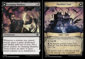 Grasping Shadows Shadows' Lair - Foil MTG The Lost Caverns of Ixalan NM - Imagen 1 de 1