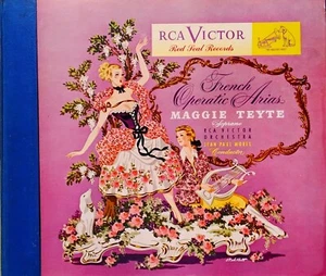 Maggie Teyte 78rpm Set RCA Victor Records #MO-1169 French Operatic Arias - Picture 1 of 5