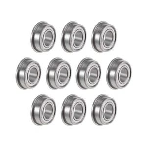 10-30pcs F687ZZ Flanged Ball Bearing 7x14x5mm Steel Bearings Double Shielded - Picture 1 of 3