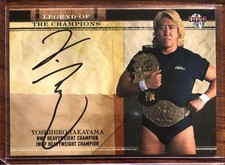 Pro Wrestling LEGEND Card BBM 2011 Yoshihiro Takayama Autograph Limited /67