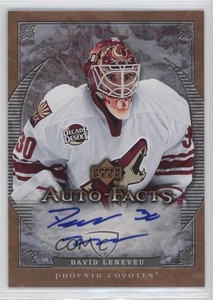 2007-08 Upper Deck Artifacts Auto-Facts David LeNeveu #AF-DL Auto