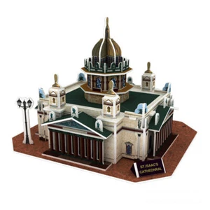 Russia Isaac Cathedral 3D Building Puzzles Jigsaw Puzzle for Kids DIY Toys - Picture 1 of 1