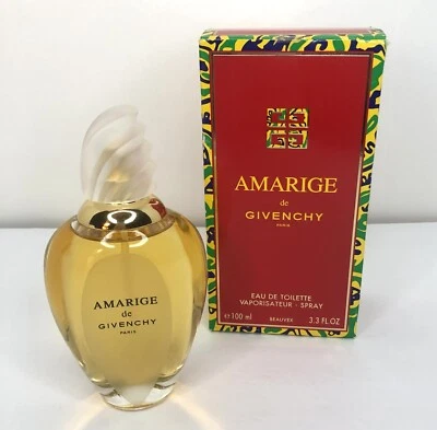 Perfume Amarige de Givenchy 3,3 OZ eau de parfum spray nuevo caja abierta original vintage años 90 Foto 1 de 4