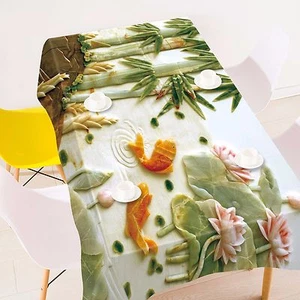 3D Goldfish880 Tablecloth Table Cover Cloth Birthday Party Event AJ WALLPAPER AU - Bild 1 von 1