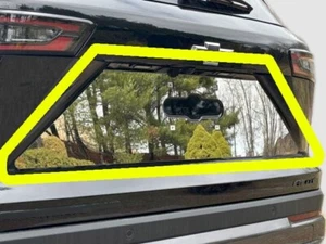 Stick-On Stainless Steel License Plate Trim 1 Pc For 2025 Chevrolet Equinox - Picture 1 of 4
