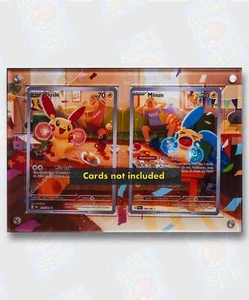 Plusle and Minun | Card Display Case Extended Art for Pokemon Card - Picture 1 of 9