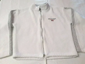 Exist Sports Line Womens S/M White Short Jacket ESTES Park Colorado USA Logo - Picture 1 of 5