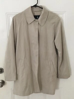 Men’s Suede London Fog Coat - Image 1 of 4