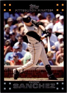 2007 Topps Pittsburgh Pirates Baseball Card #140 Freddy Sanchez