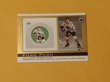 Canada Post NHL Hockey All-Stars 2005 Commemorative Stamp Card #34 Pierre Pilote