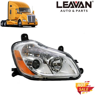 Right Passenger Side Headlight Assembly Halogen Kenworth T680 2013-2021 - Imagem 1 de 4