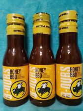 NEW Buffalo Wild Wings BWW BBQ Sauce Honey Barbecue 12 Oz Bottles Sweet 3-PK