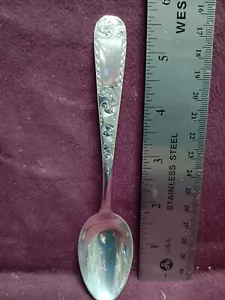 Sterling S KIRK & SON MAYFLOWER TEASPOON 6" 32 grams No Monogram - Picture 1 of 4